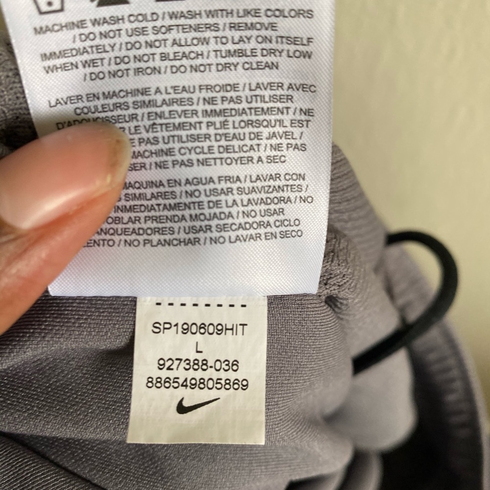 Nike Mens Epic Knit Training Grey Pants L - Picture 9 of 9